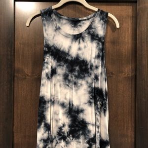 Soft tie dyed tank top